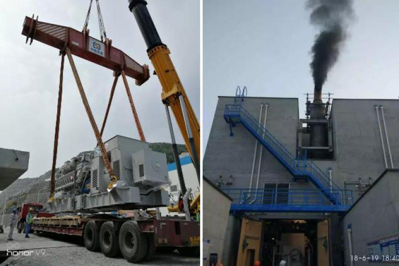 田灣核電41UBS廠房應急柴油發(fā)電機啟動成功