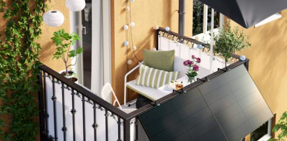 宜家在德國(guó)推出陽(yáng)臺(tái)太陽(yáng)能套件系列