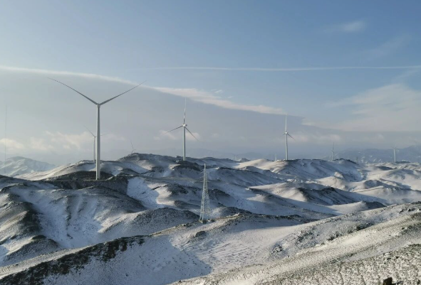 新疆布爾津65萬千瓦風電項目全容量并網發電