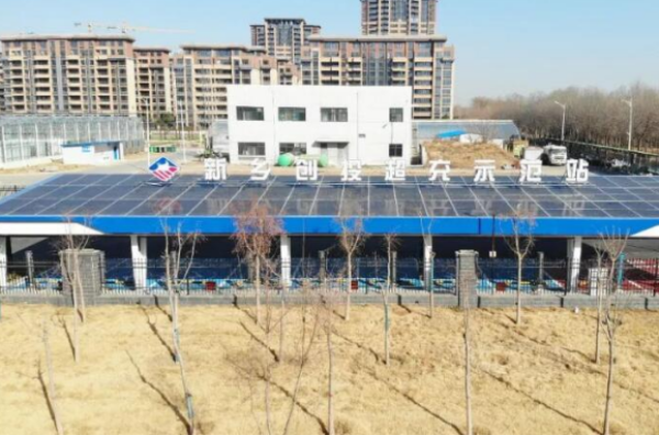 一秒一公里！河南新鄉創投首座新能源超充充電站建成投運