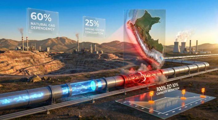 秘魯管道破裂引發(fā)能源危機(jī)，動(dòng)用儲(chǔ)備應(yīng)對(duì)銅礦生產(chǎn)中斷